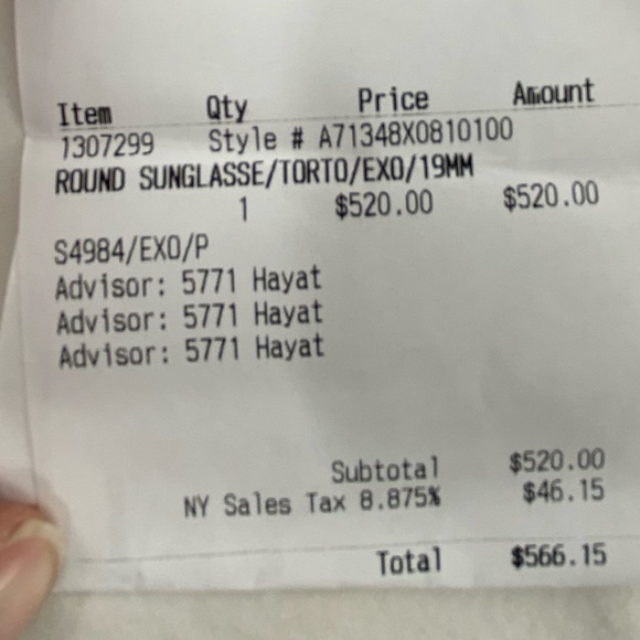 Chanel Tortoise Sunglasses, 19mm, includes box and soft carry case - Picture 9 of 12